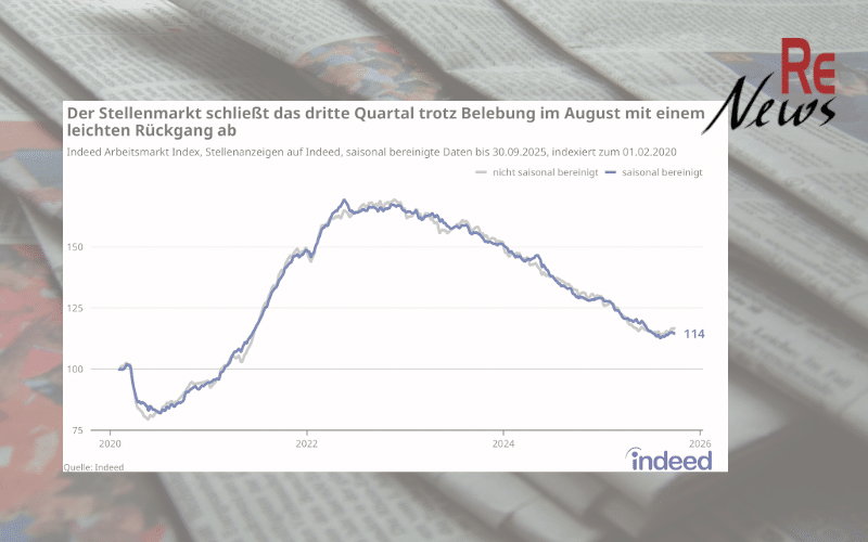Indeed Arbeitsmarkt Update Q3 2025 - RE News
